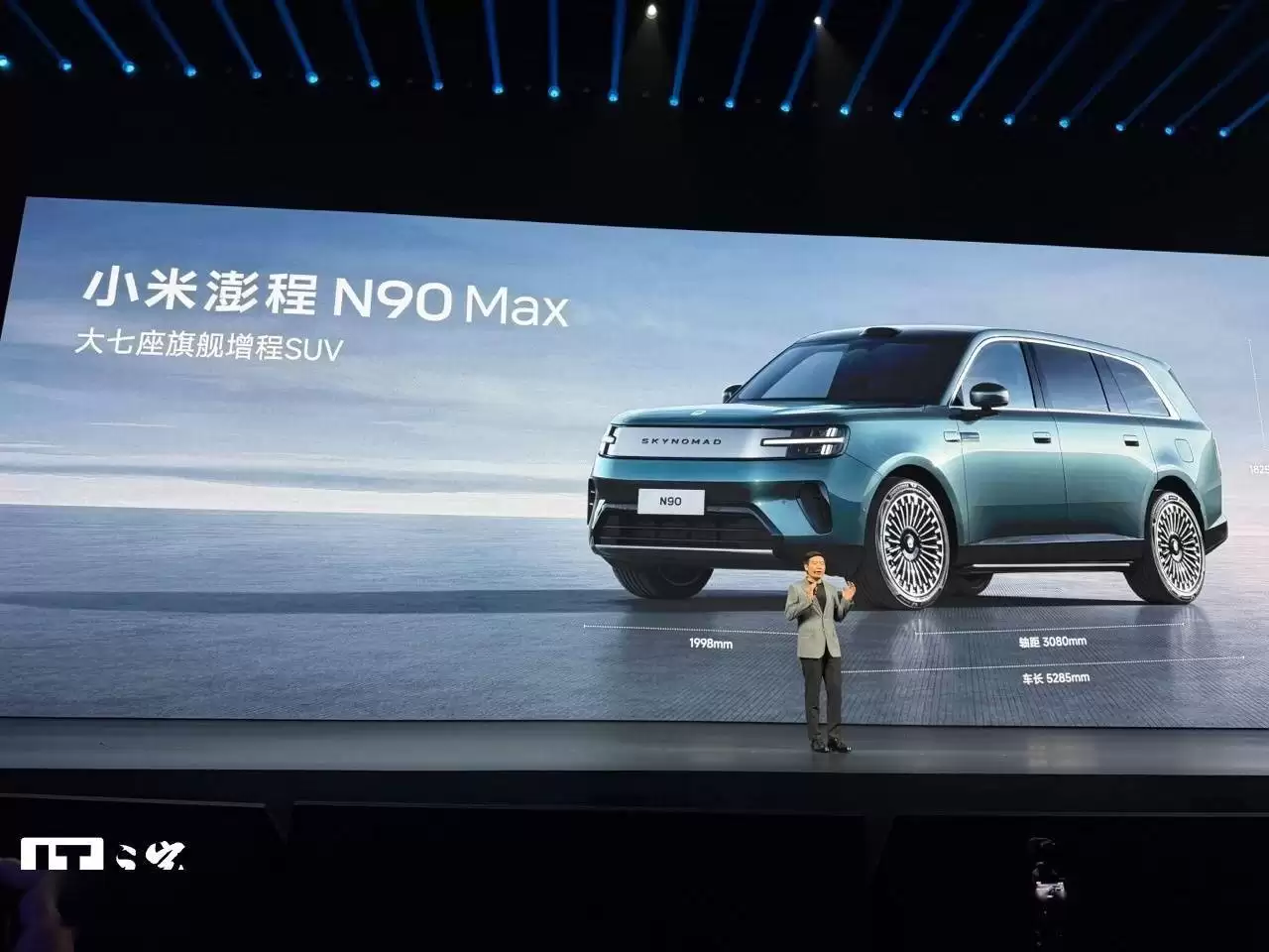 小米澎程N90 Max登场：大七座增程SUV，方正大气外观配家族化灯光设计
