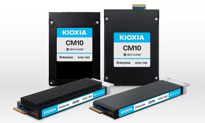 铠侠公布其首款PCIe Gen6固态硬盘CM10，导入最新BiCS10 TLC
