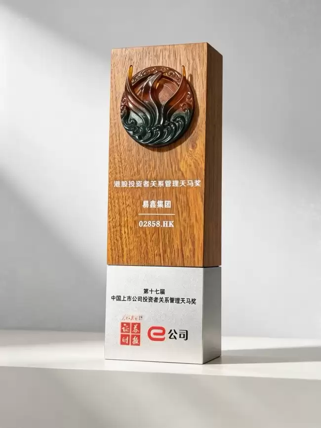 易鑫荣获证券时报“港股投资者关系管理天马奖”