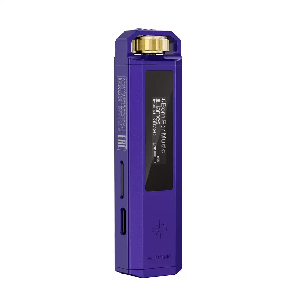 飞傲雪漫天 Echo Nano 播放器新增“风信紫”版本：可作小尾巴解码耳放，299 元