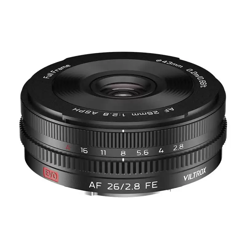 唯卓仕发布 AF 26mm F2.8 EVO 全画幅饼干镜头：索尼 FE / 尼康 Z 卡口，1399 元