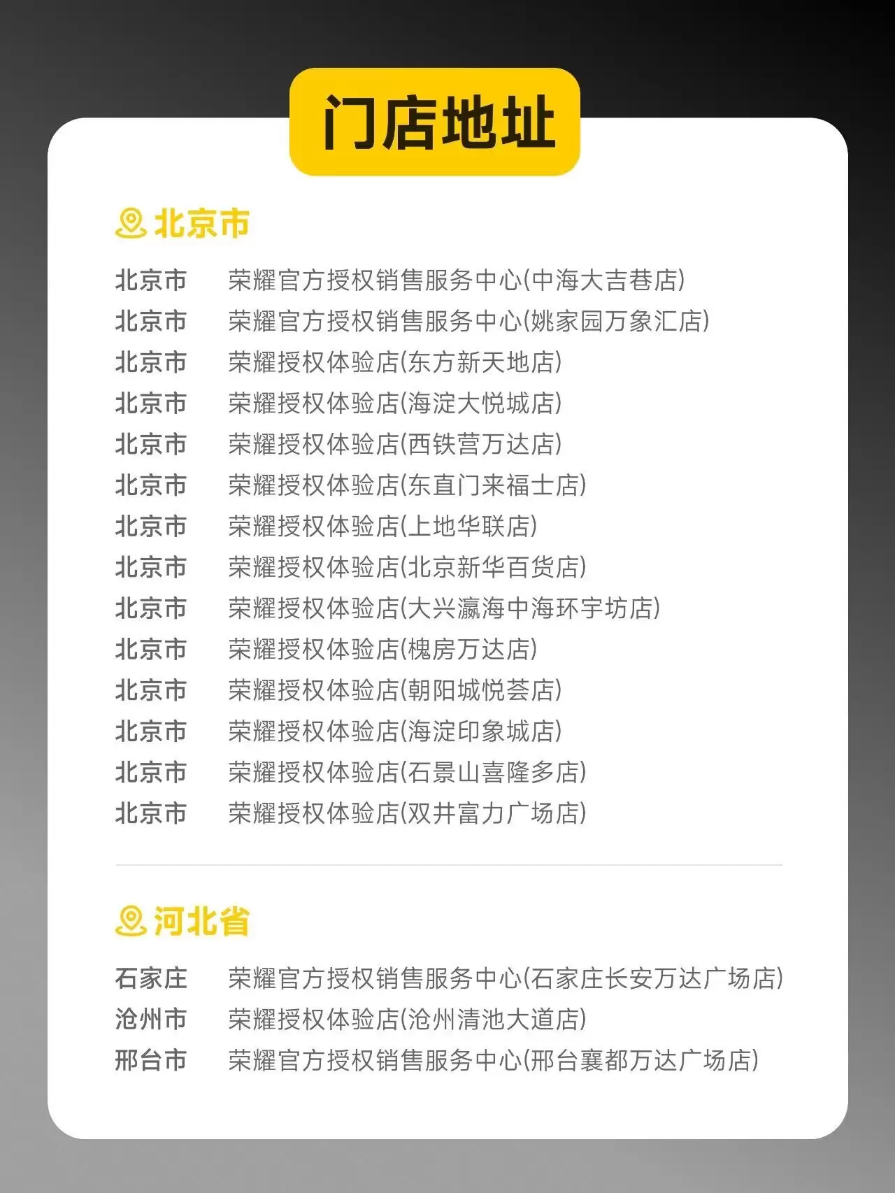 影石系列产品正式入驻荣耀门店,首批44家覆盖13城