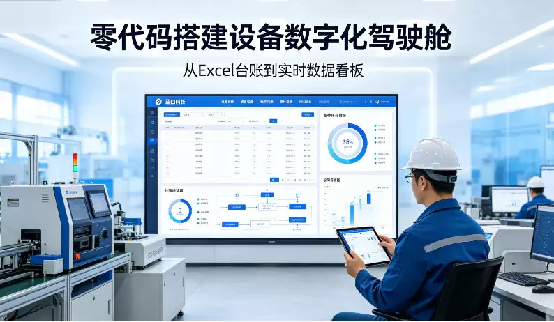 零成本替代 200 万专业管理系统，三利谱依托飞书多维表格搭建集团设备数字化驾驶舱