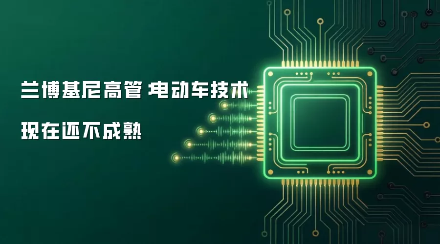 兰博基尼高管：电动车技术现在还不成熟