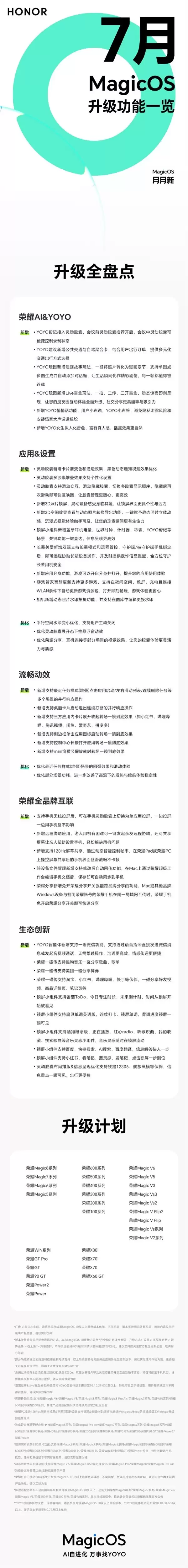 荣耀MagicOS 10正式推送：流畅动效、远程协助与Y