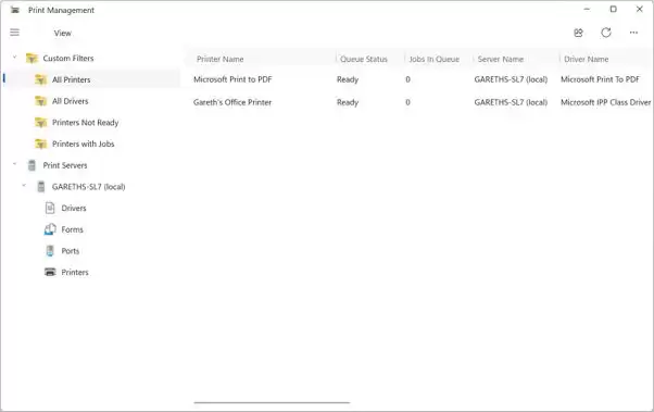 Win11 Beta和Experimental通道打印管理工具获WinUI 3更新