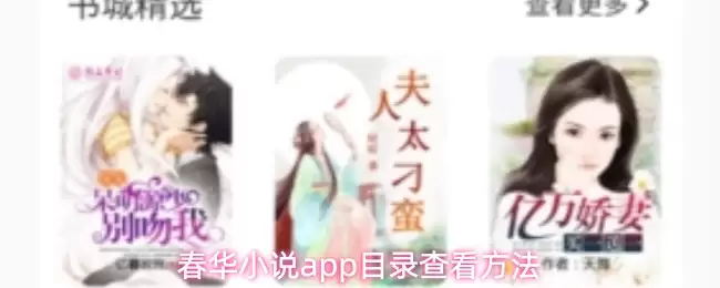 春华小说app目录查看方法