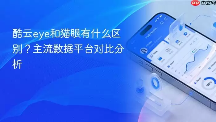 酷云eye和猫眼有什么区别？主流数据平台对比分析