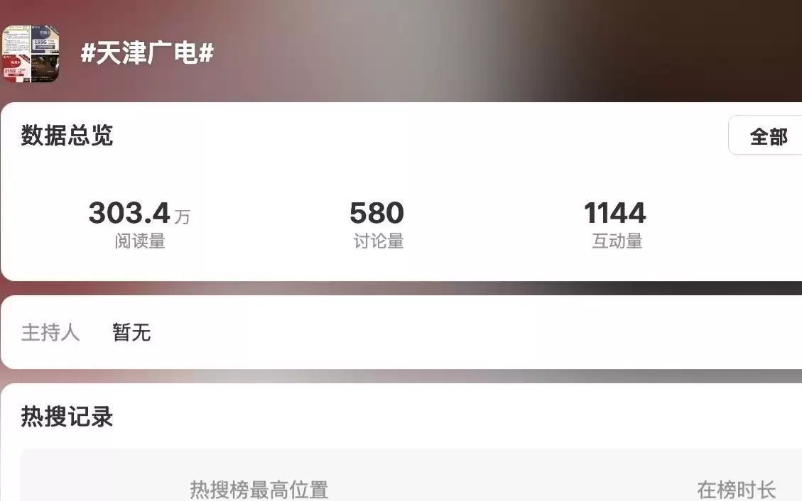 中国广电5G致歉：天津部分业务服务出现异常，系因光缆受损造成