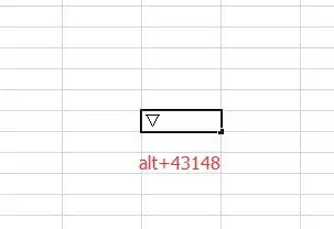 excel2003表格中怎么输入三角形符号