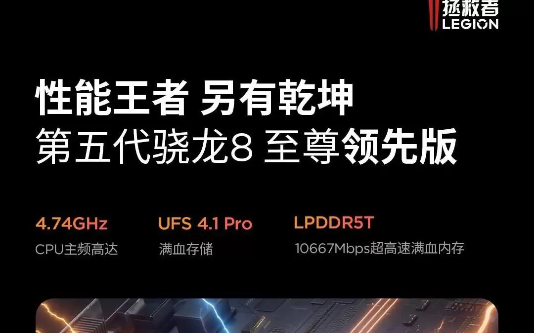 联想拯救者Y700无极平板电脑搭载高通第五代骁龙8至尊领先版