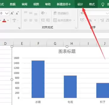 Excel2016图表底部怎么添加数据表格