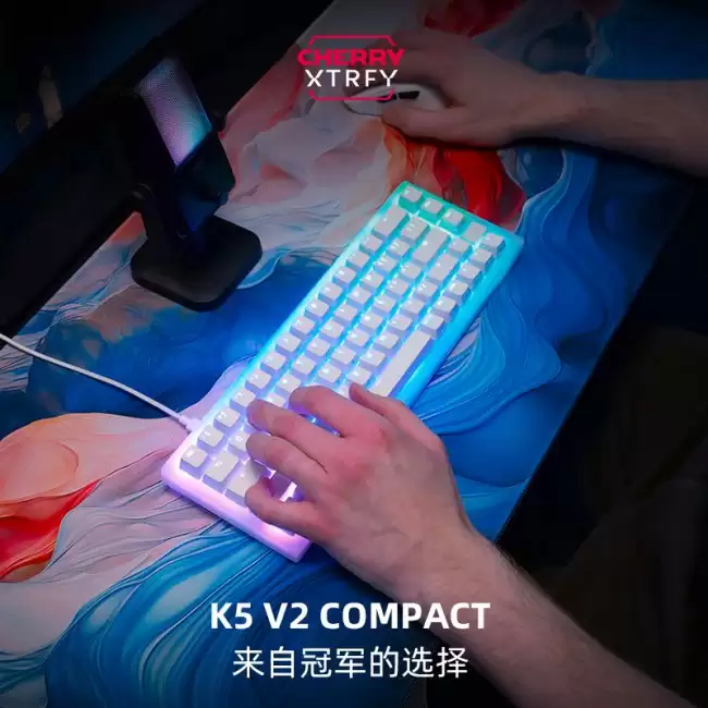 CHERRY XTRFY 推出 K5V2 8K 机械键盘 支持 8000Hz 回报率