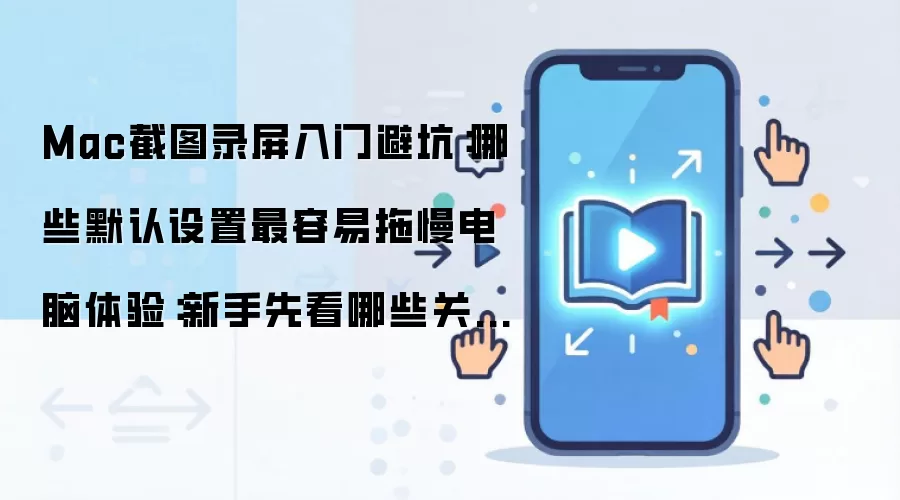 Mac截图录屏入门避坑:哪些默认设置最容易拖慢电脑体验:新手先看哪些关键点