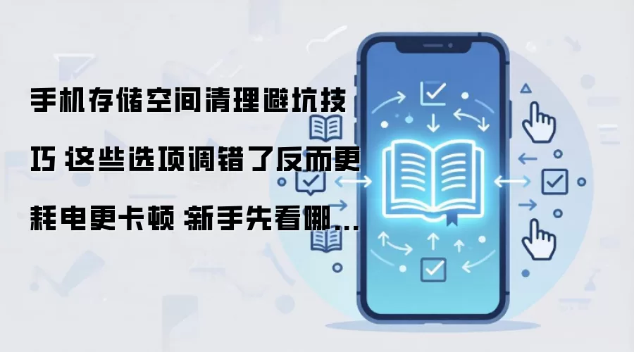 手机存储空间清理避坑技巧：这些选项调错了反而更耗电更卡顿：新手先看哪些关键点