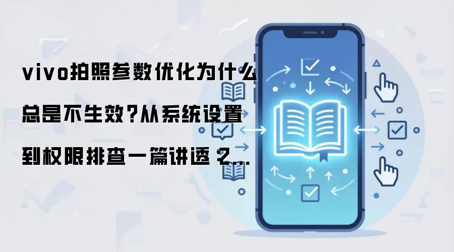 vivo拍照参数优化为什么总是不生效？从系统设置到权限排查一篇讲透：2026年5月还有哪些新变化值得关注