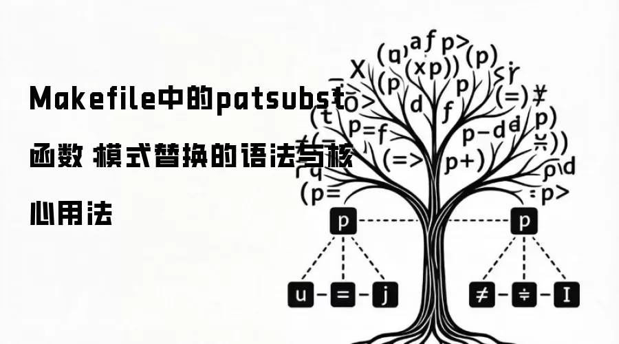 Makefile中的patsubst函数：模式替换的语法与核心用法