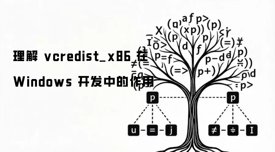 理解 vcredist_x86 在 Windows 开发中的作用