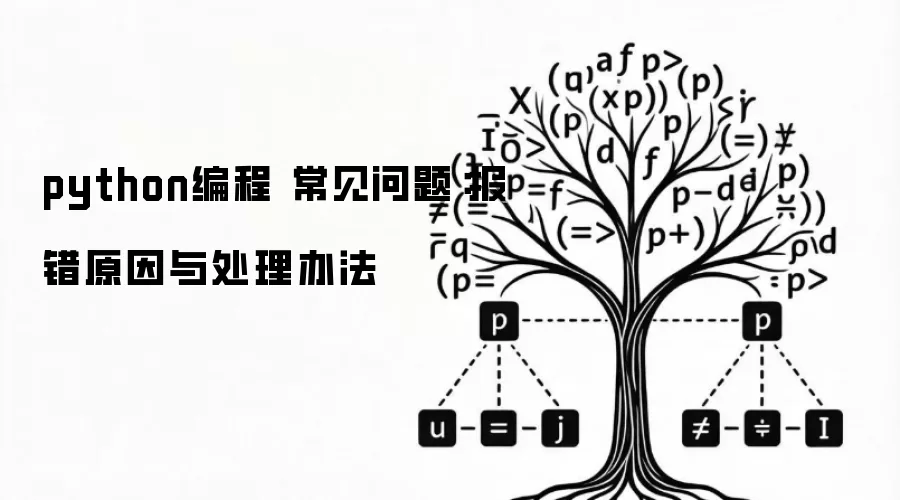 python编程 常见问题：报错原因与处理办法