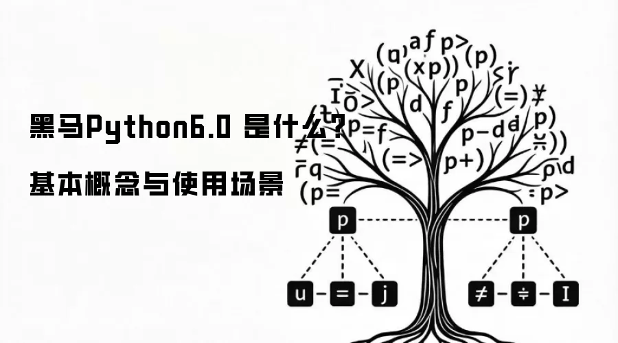 黑马Python6.0 是什么？基本概念与使用场景