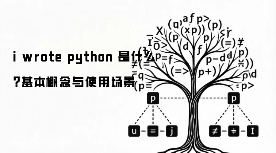 i wrote python 是什么?基本概念与使用场景