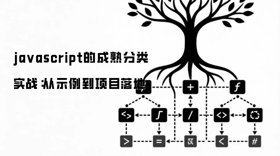javascript的成熟分类 实战：从示例到项目落地
