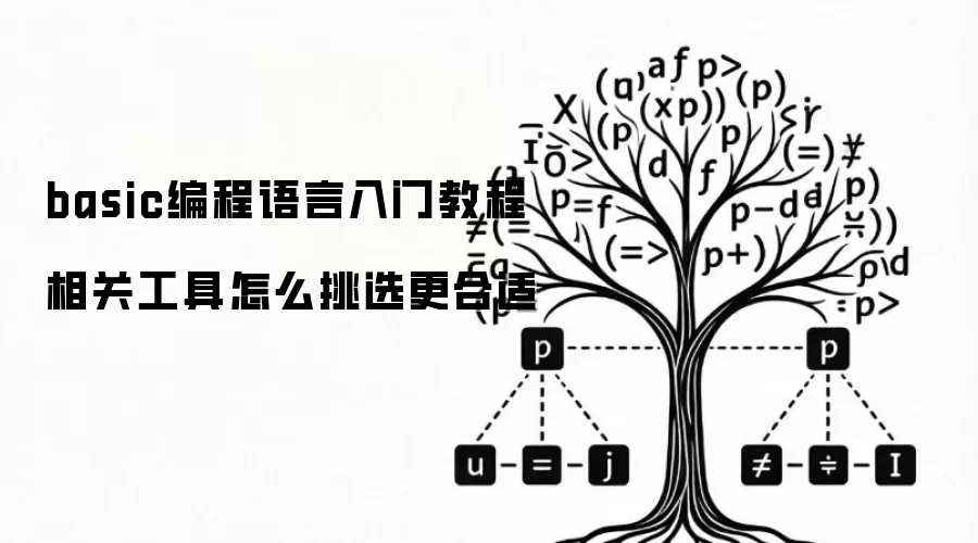 basic编程语言入门教程 相关工具怎么挑选更合适