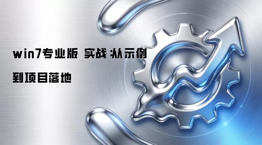 win7专业版 实战：从示例到项目落地