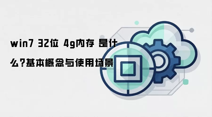 win7 32位 4g内存 是什么？基本概念与使用场景