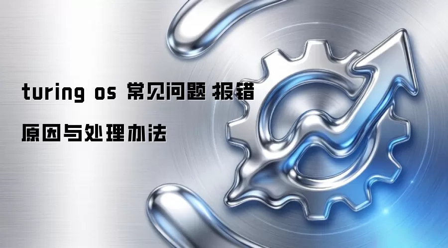 turing os 常见问题:报错原因与处理办法