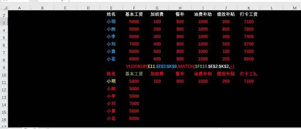 Excel表格中怎么实现同时查找多项数据