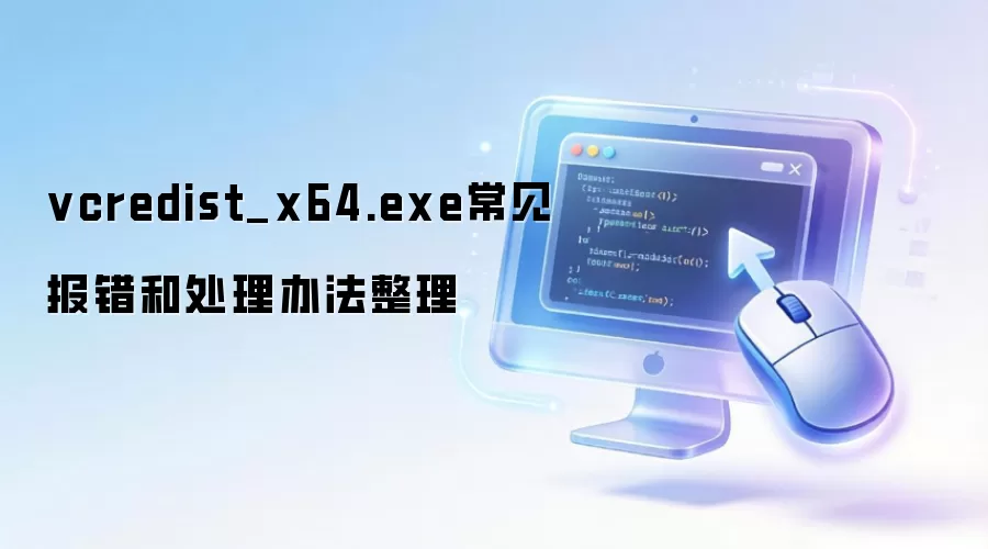vcredist_x64.exe常见报错和处理办法整理
