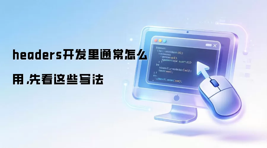 headers开发里通常怎么用，先看这些写法