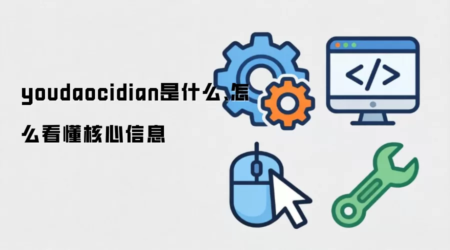 youdaocidian是什么、怎么看懂核心信息
