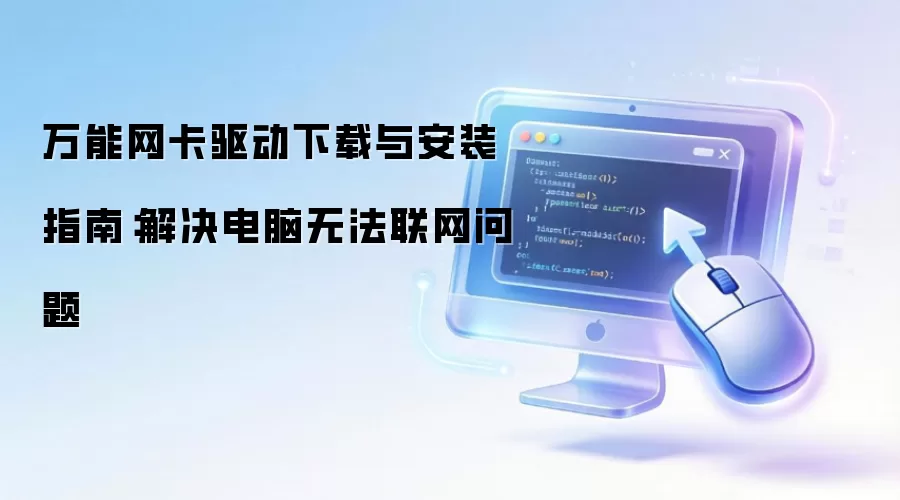 万能网卡驱动下载与安装指南：解决电脑无法联网问题