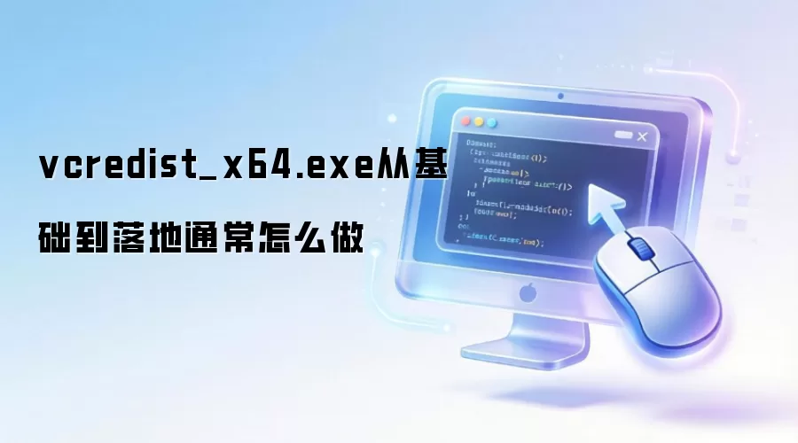 vcredist_x64.exe从基础到落地通常怎么做