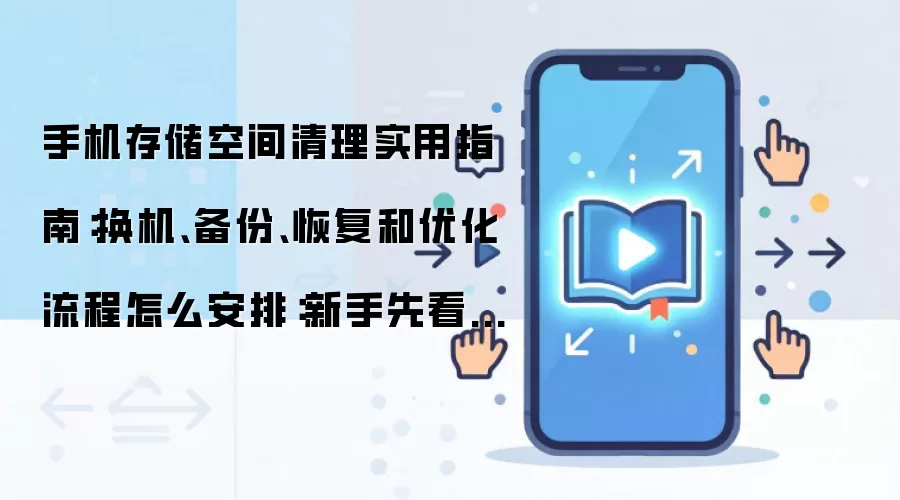 手机存储空间清理实用指南:换机、备份、恢复和优化流程怎么安排:新手先看哪些关键点