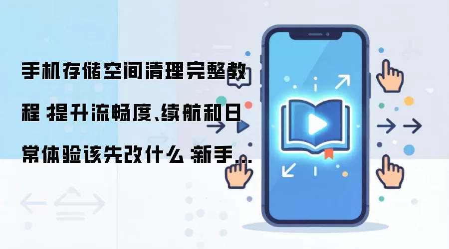 手机存储空间清理完整教程：提升流畅度、续航和日常体验该先改什么：新手先看哪些关键点