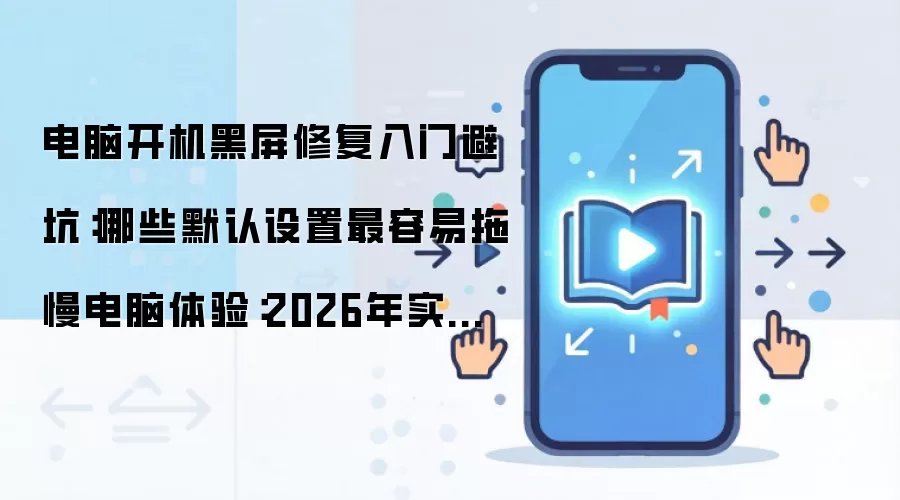 电脑开机黑屏修复入门避坑:哪些默认设置最容易拖慢电脑体验:2026年实际应用场景怎么落地