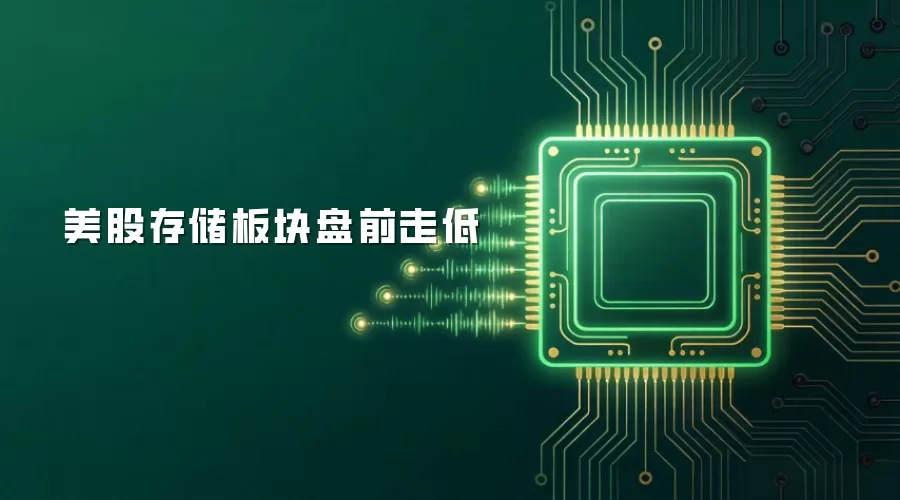 美股存储板块盘前走低