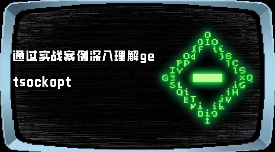 通过实战案例深入理解getsockopt