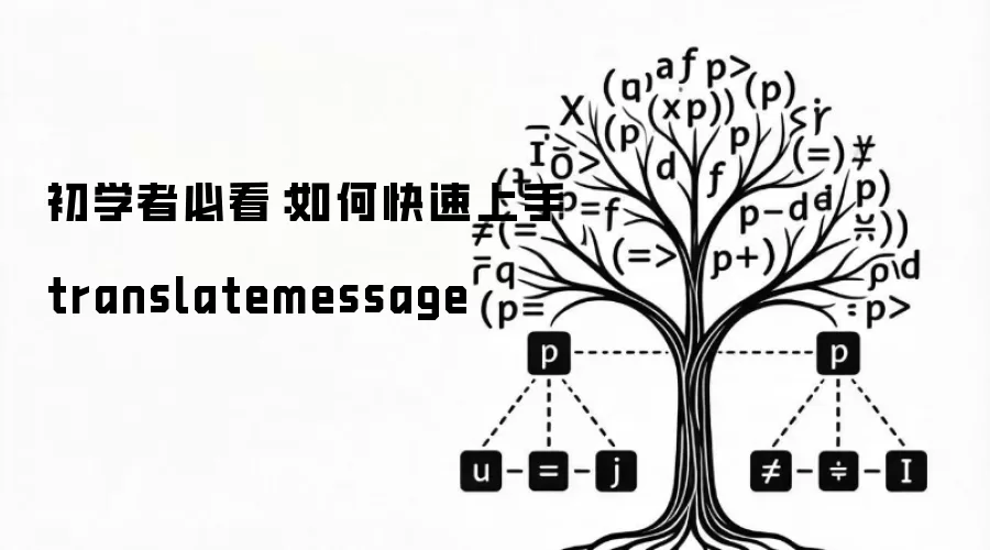 初学者必看：如何快速上手translatemessage