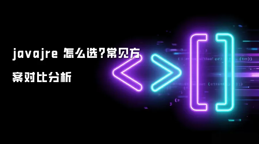 javajre 怎么选？常见方案对比分析