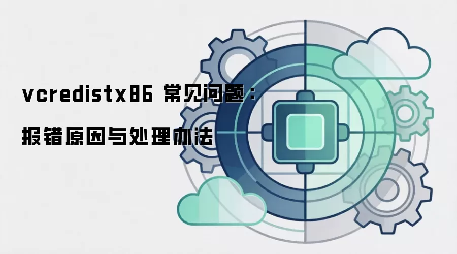 vcredistx86 常见问题：报错原因与处理办法