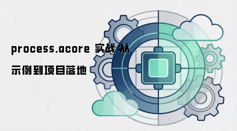 process.acore 实战：从示例到项目落地