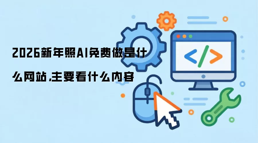 2026新年照AI免费做是什么网站，主要看什么内容