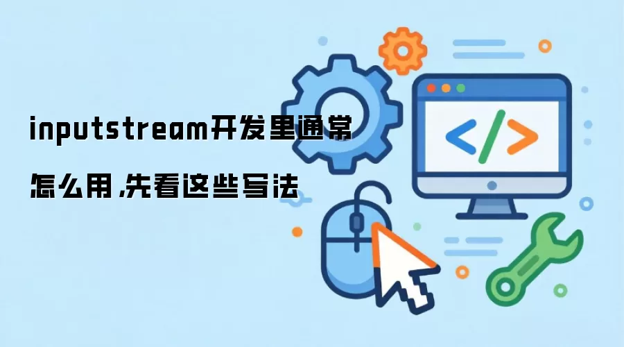 inputstream开发里通常怎么用，先看这些写法