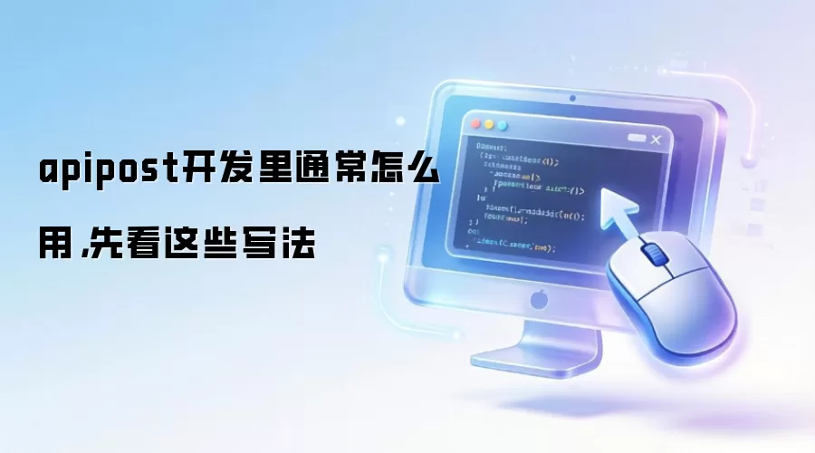 apipost开发里通常怎么用,先看这些写法