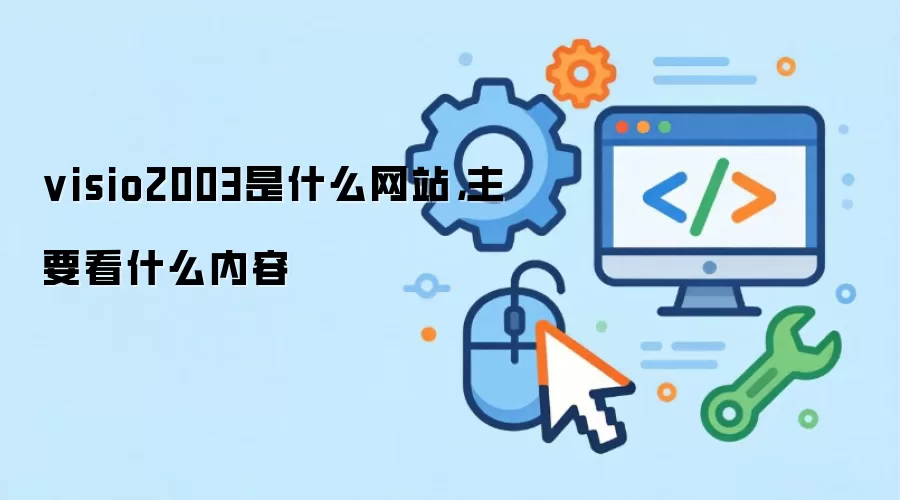 visio2003是什么网站，主要看什么内容