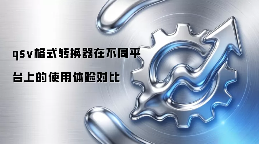 qsv格式转换器在不同平台上的使用体验对比